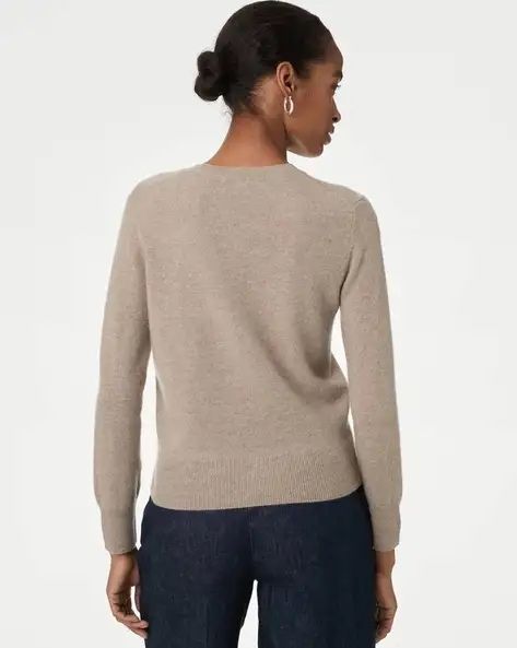 Кардиган з круглим вирізом на ґудзика з мериносовоі вовни marks & spencer, оригінал