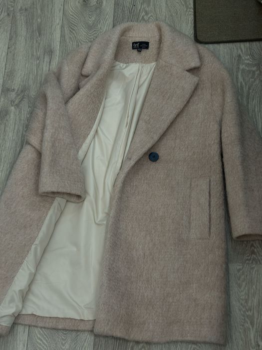 Пальто zara вовна жакет куртка