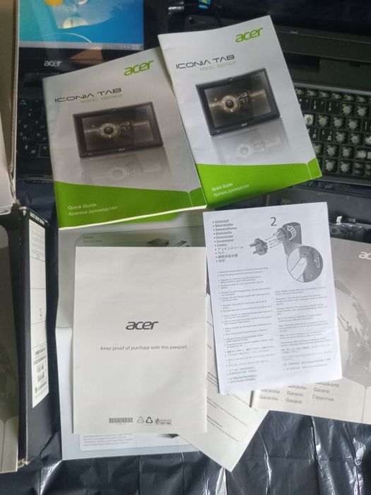 Планшет Acer Iconia Tab W500 + док-станція на Віндовсі з USB ЦІНА ЗА ДВА КОМПЛЕКТИ