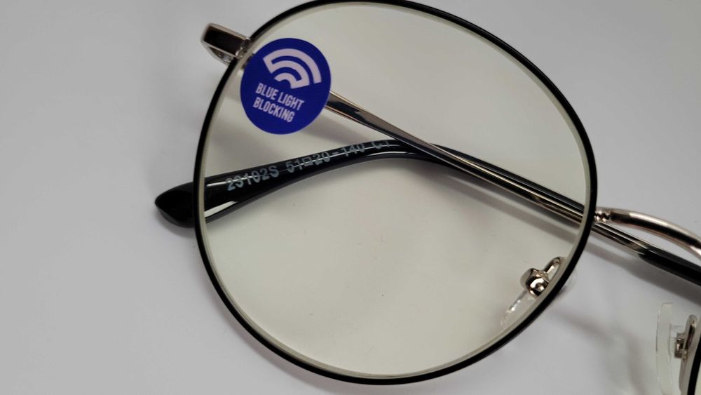 Очки для зрения женские Blue blocker в металлической оправе