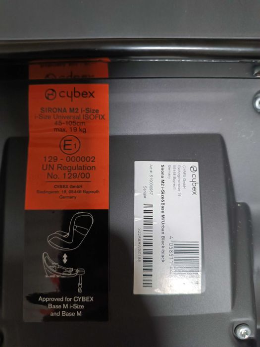 Foteliki Cybex Sirona m2 i-size + baza