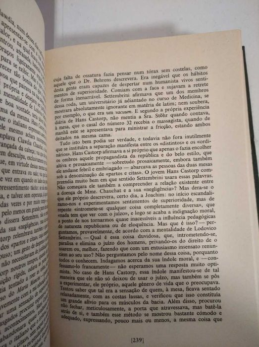 Livro A Montanha Mágica de Thomas Mann - 1947