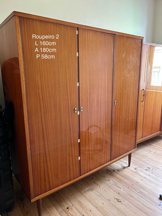 Roupeiros Vintage Anos 60 Mid Century Modern Estilo Olaio