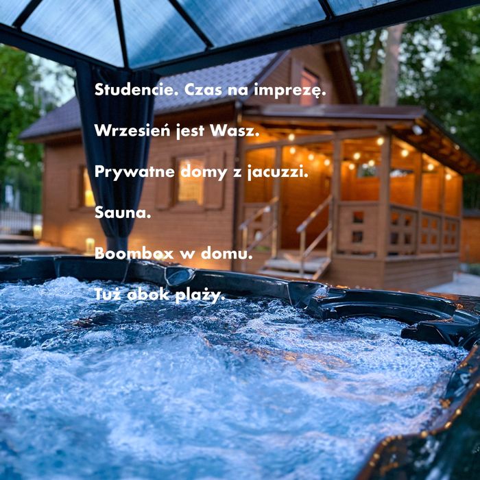 Prywatne jacuzzi + sauna. Boszkowo Letnisko. Wolny od 31.08.26