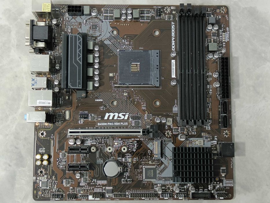 Материнська плата MSI B450M PRO-VDH PLUS sAM4 B450 чіпсет під RYZEN