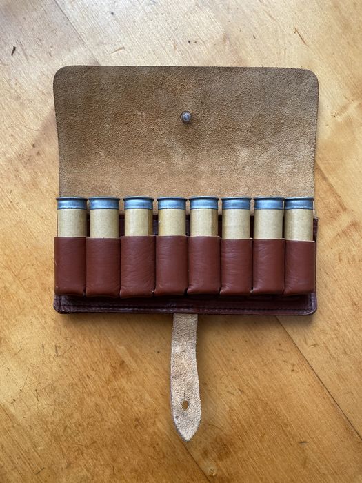 Мисливський набір(Ягдташ, Патронаш, набір для чистки) натуральна шкіра