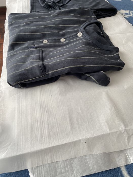 Pijaama de Algodao - Homem - Cinzento - Tamanho 50