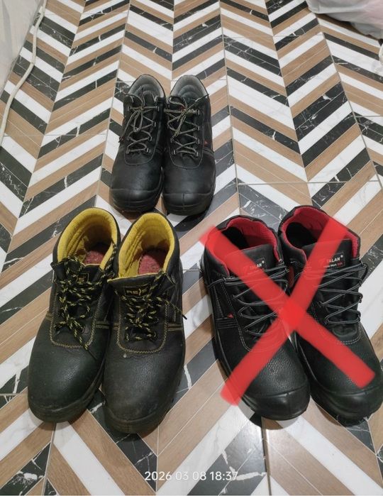 Взуття 43р та  46р робоче з металевим носком
