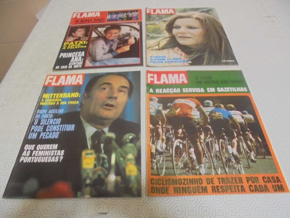 Revistas Portuguesas Flama da década de 70