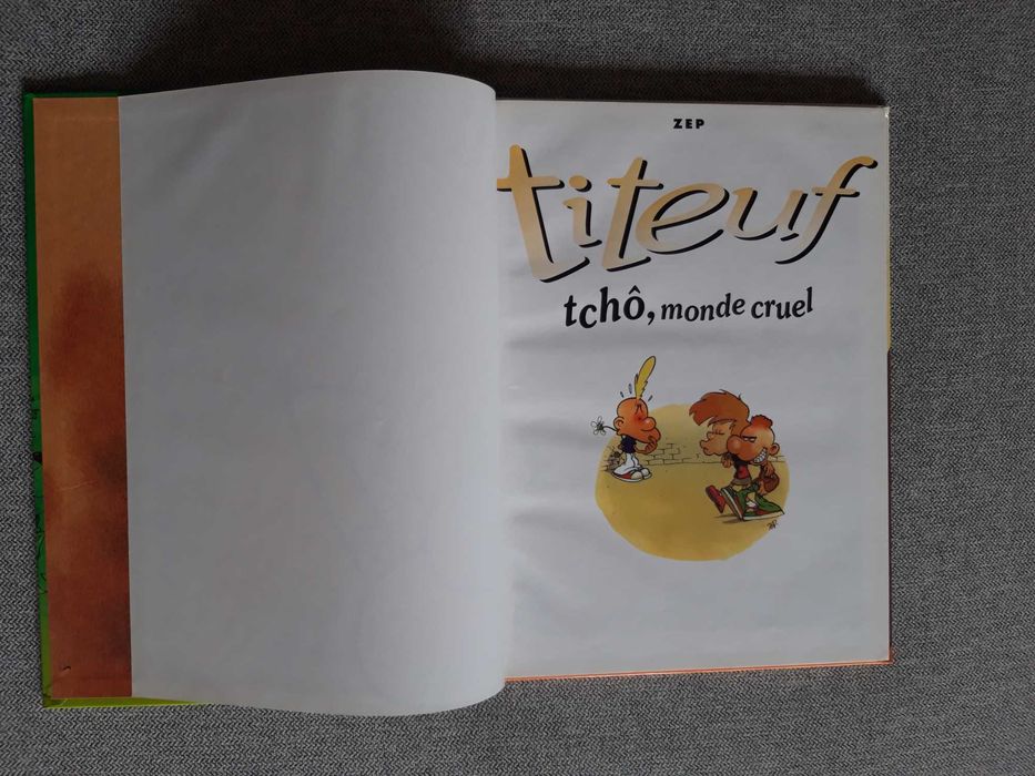 BD álbum duplo Titeuf "Tchô, monde cruel" & "Le miracle de la vie"