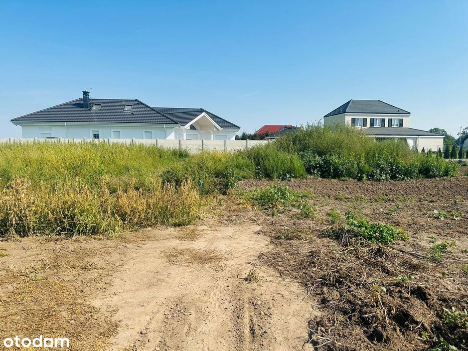 działku budowlana Kobierzyce, media dostępne