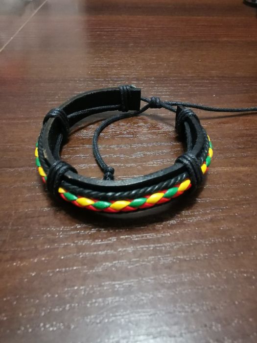 Bransoletka nowa męska damska młodzieżowa  unisex czarna