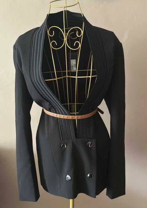 Elegancki blezer marynarka damska SuperTrash rozmiar 40 M/L czarny