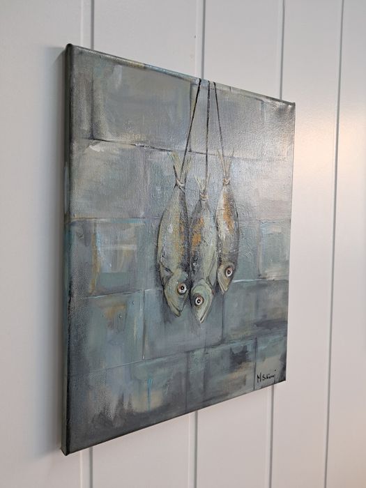 Ryby. Akryl na płótnie