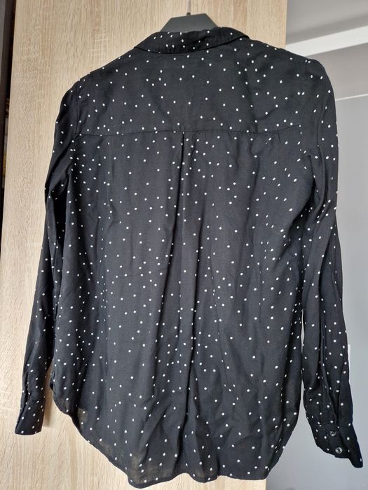 Czarna koszula w kropki Reserved
