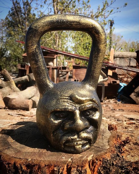 Чугунная Гиря 7 кг 14 кг 16 кг 25 кг Дизайнерская Гиря ТОП ЦЕНА>