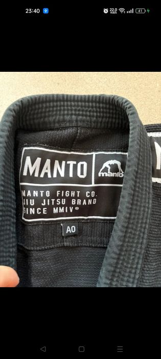 Kimono Manto A0 gi do bjj brazylijskie jiu jitsu jujitsu