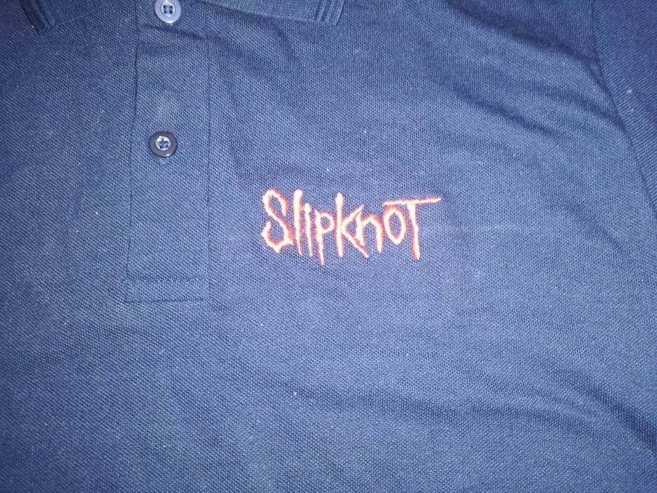 Pólo azul marinho Slipknot T-M - novo