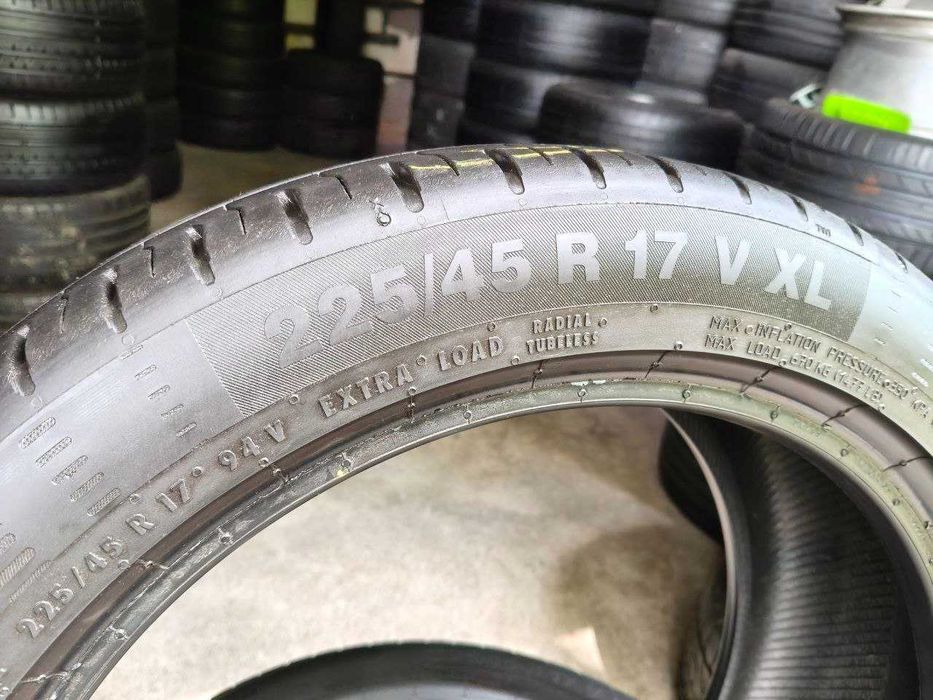 Continental Conti Eco Contact 5 225/45r17 94V Extra Load 2шт, 6,7мм, ЛЕТО. Привезены из Германии
