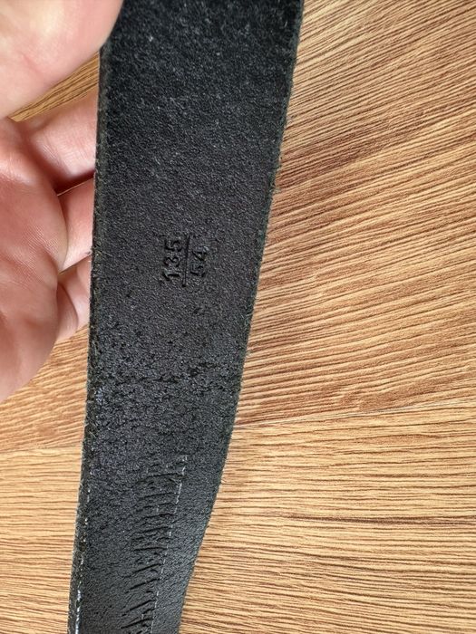 Pasek Hugo Boss męski skórzany czarny
