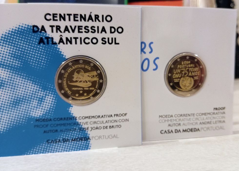 Moedas 2 euros Proof, Portugal