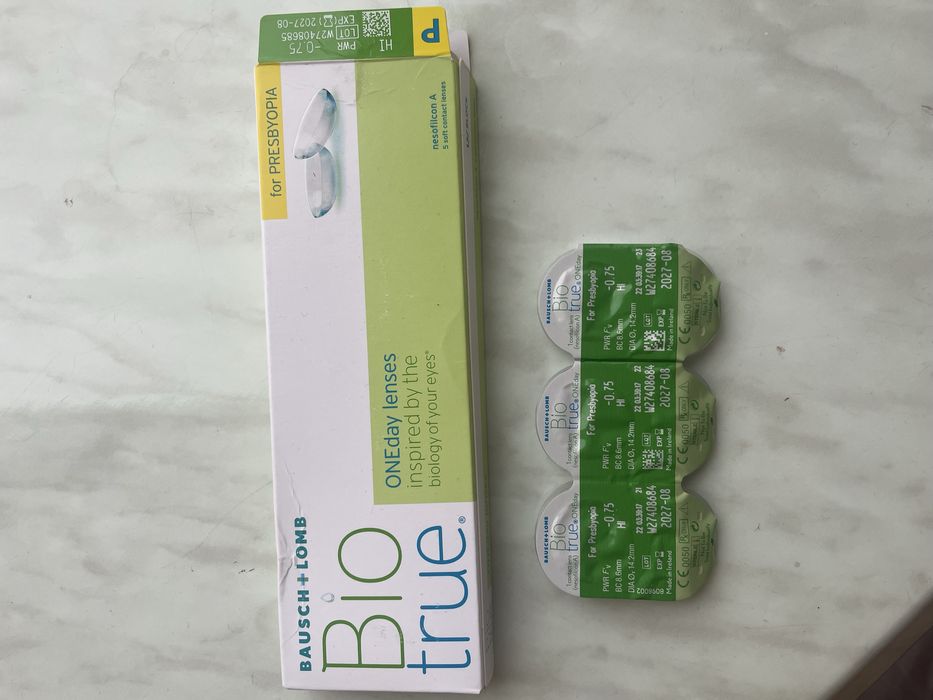 Контактні лінзи Bausch+Lomb Biotrue 1-DAY Presbyopia Одноденні