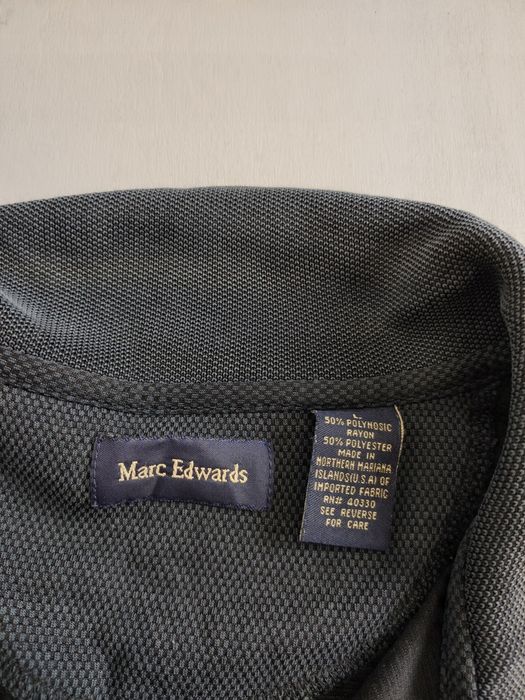 Marc edwards klasyczna koszulka polo czarna l