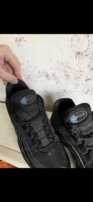 Кроссовки замша и кожа nike air max 96 оригинал размер 46