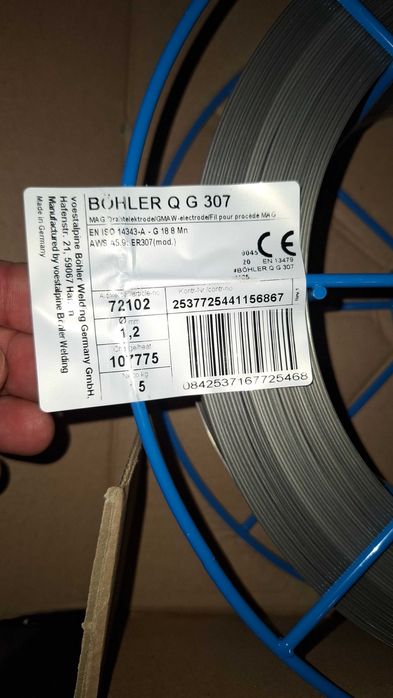 Дріт для зварювання високолегованих аустенітних сталей / Thermanit