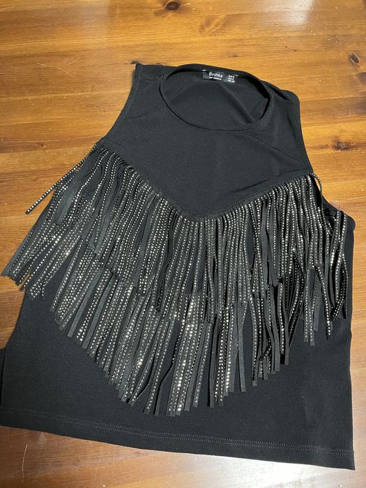 Blusa sem mangas Bershka