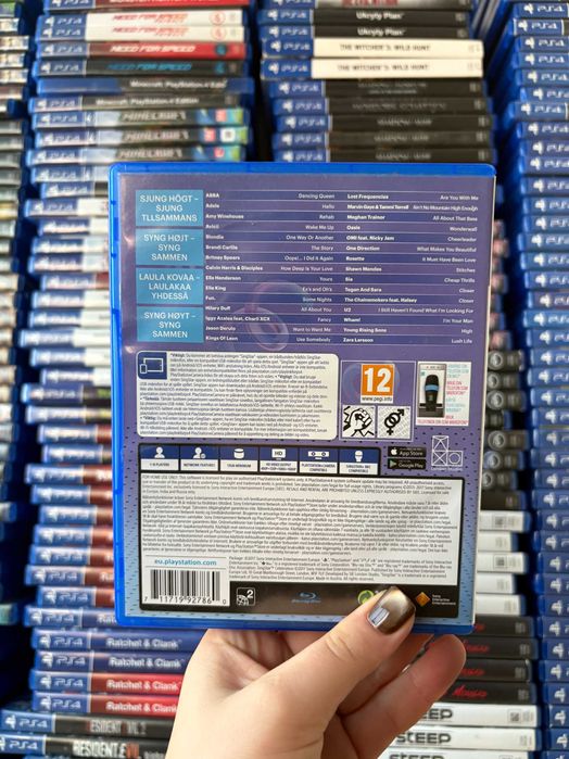 Гра Singstar Celebrattion на ps4, диск з грою на пс 4, ліцензія