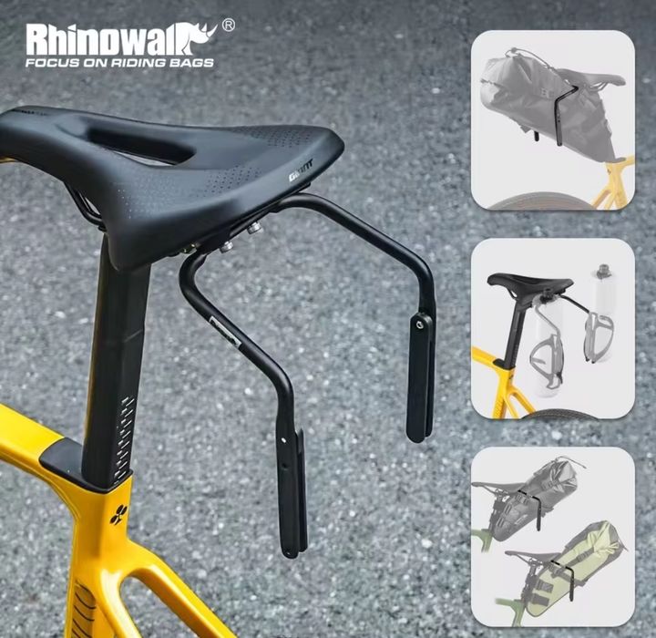 Rhinowalk SK502B Stabilizator Torby Rowerowej z panelem ochronnym od przecierania Stabilizator Sakw z ochroną 125g Hit