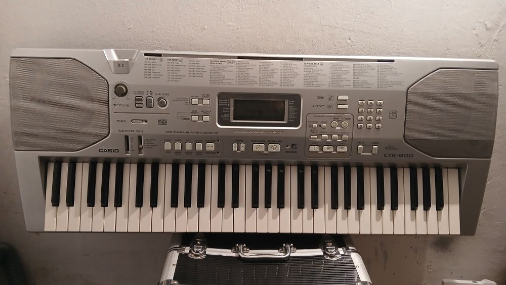 CASIO CTK-800 キーボード　箱あり 送料込み完動品】 CASIO カシオ キーボード 電子ピアノ CTK-800