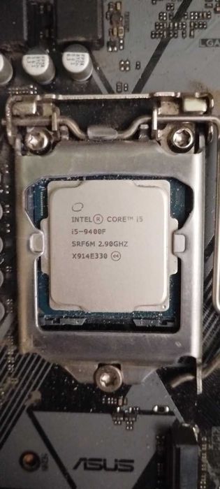 Процесор Intel Core i5-9400F + Материнська плата Asus Prime B360M-K