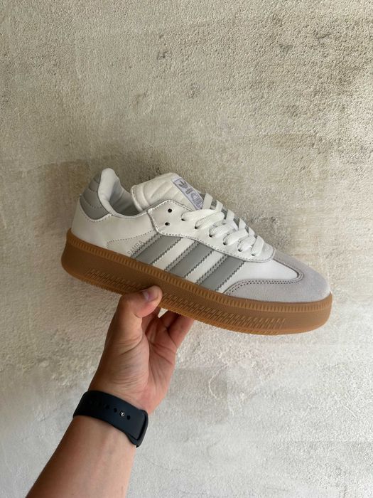 Кросівки Adidas Samba XLG White Grey Platform (37)