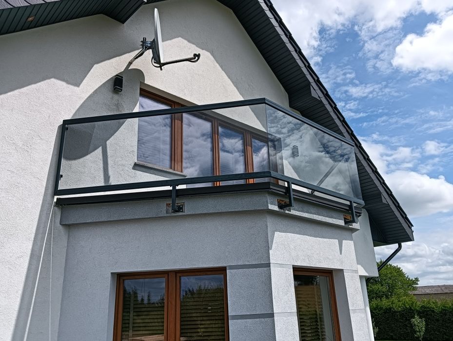 Balustrady szklane