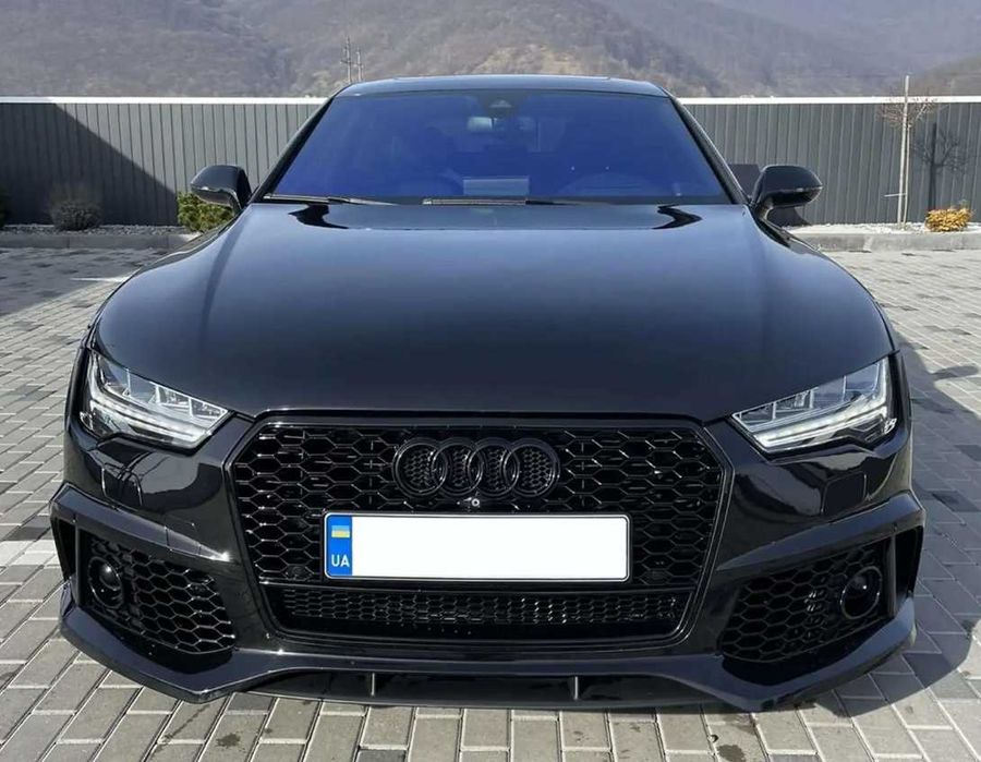 Передній бампер audi a7 4g 14-17 стиль rs7 передний бампер ауди а7 рс7