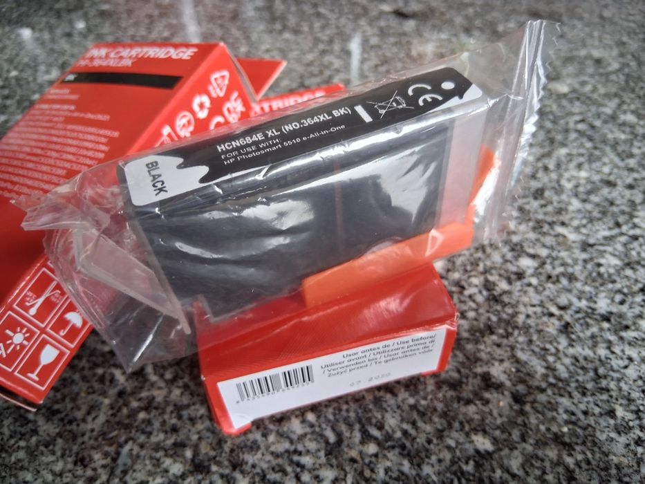 Tinteiros 364XL preto - compatível (NOVO)