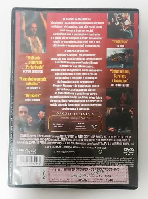 Dvd - Romper Stomper