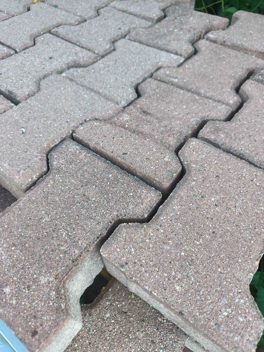 Kostka brukowa Behaton 8 cm czerwona szara chodnik ogród beton podjazd