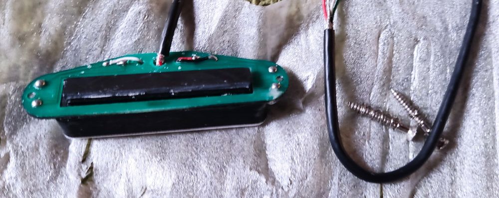 Captador Pickup Dual Hotrail Alnico 5 Guitarra Eléctrica Novo!