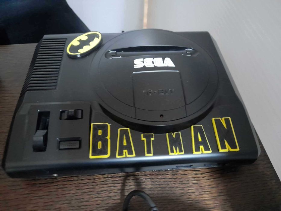 Console Mega 1 Drive Batman personalizada