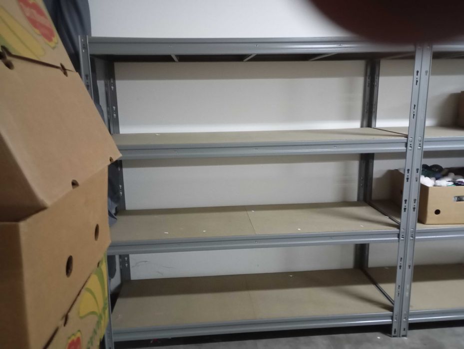 Prateleiras industriais, estantes para arrumação