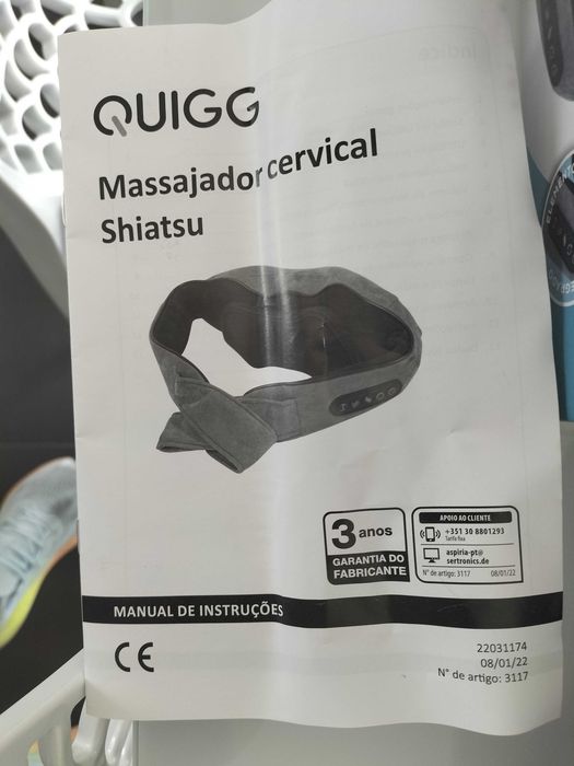 Massajador cervical shiatsu QUIGG NOVO