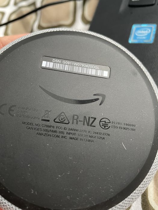 Розумна колонка Amazon Alexa Echo Dot 3 (без зарядки)