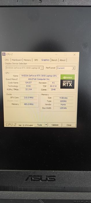 Notebook asus tuf gaming a15