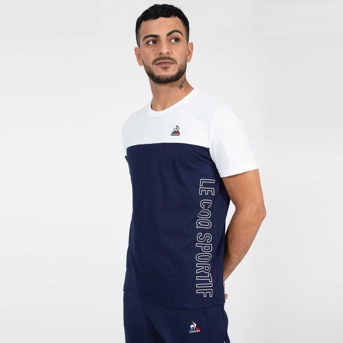 LE COQ SPORTIF t-shirt męski granatowa 125 zamiast 175 zł