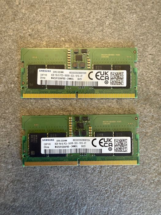 Kit 16Gb ram Samsung DDR5 5600MHz