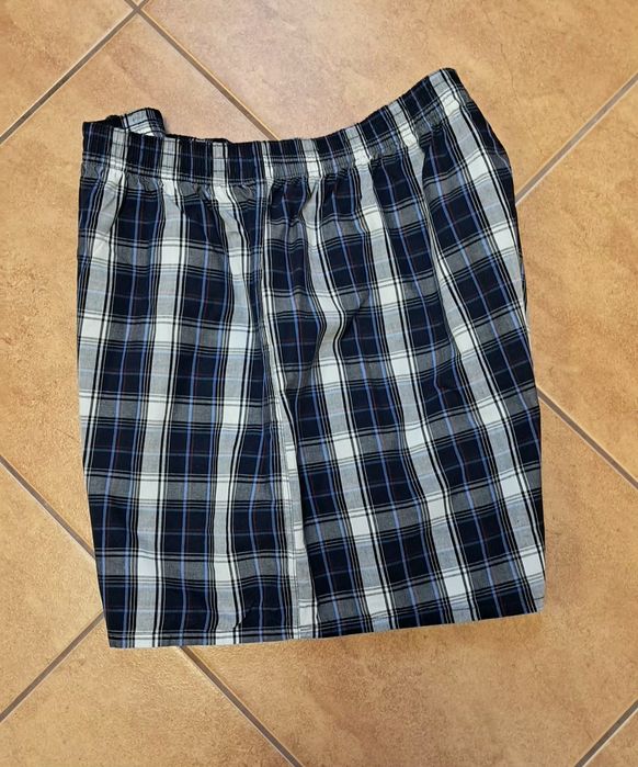 Luźne bokserki szorty w kratę