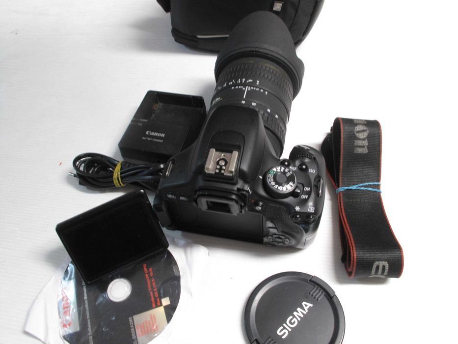 Canon 600D + 28-70mm 2.8 bom estado, mas não liga -Ver descrição